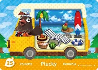 Plucky - Animal Crossing Cards: New leaf - Welcome Amiibo 25