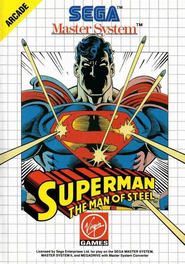 Superman The Man Of Steel Sega Master System Game