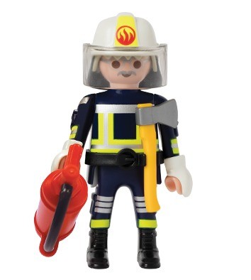 personnage playmobil pompier