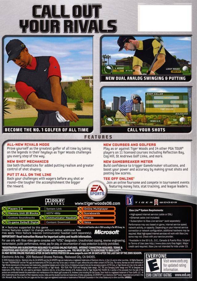 Tiger woods pga tour 06