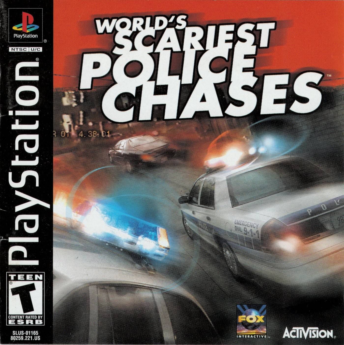 World's Scariest Police Chases - jeu Playstation PS1