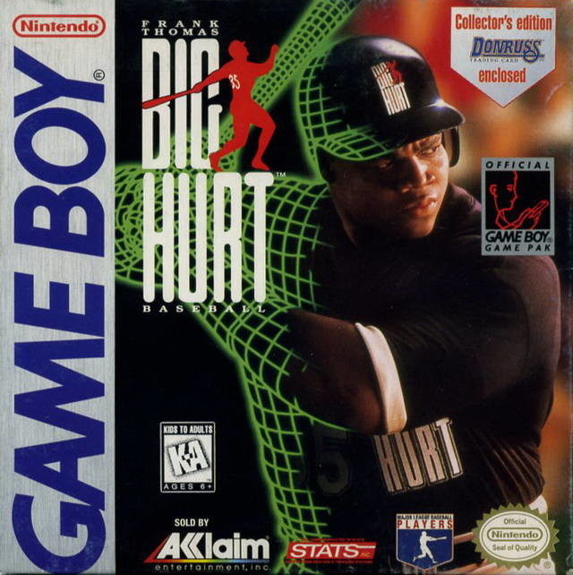 Frank Thomas Big Hurt Baseball - Nintendo Game Boy