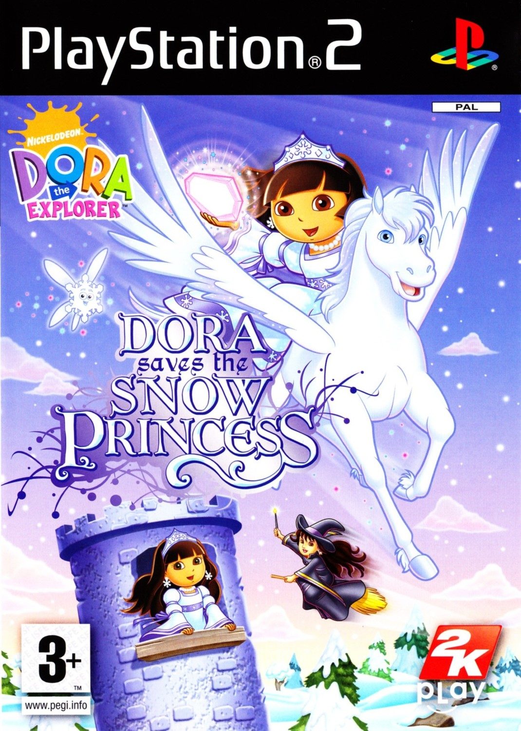 Playstation 2 Ps2 Dora Saves The Snow Princess 