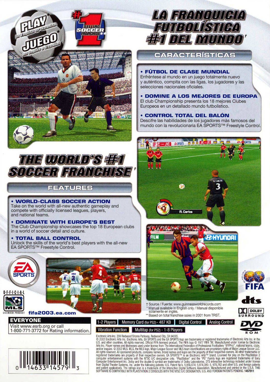 FIFA 2003 - Playstation 2: PS2 game