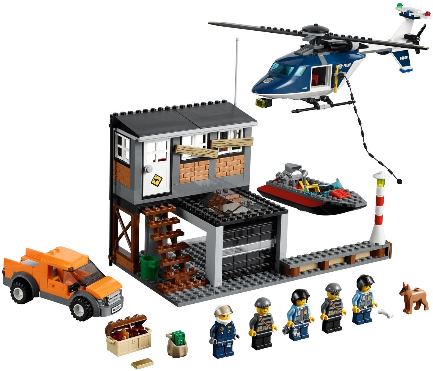 Helicopter Arrest - LEGO CITY set 60009