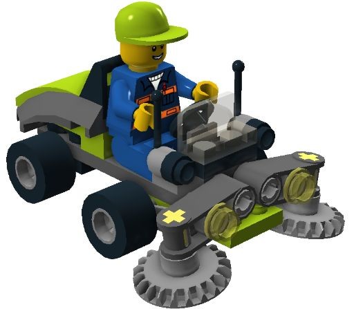 lego ride on lawn mower