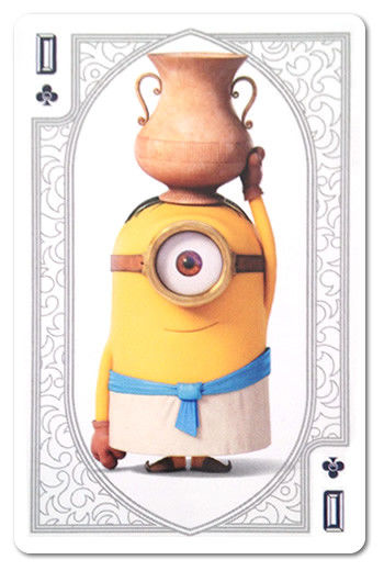 Dame De Trefle Carte 14 Les Minions La Mechante Collection