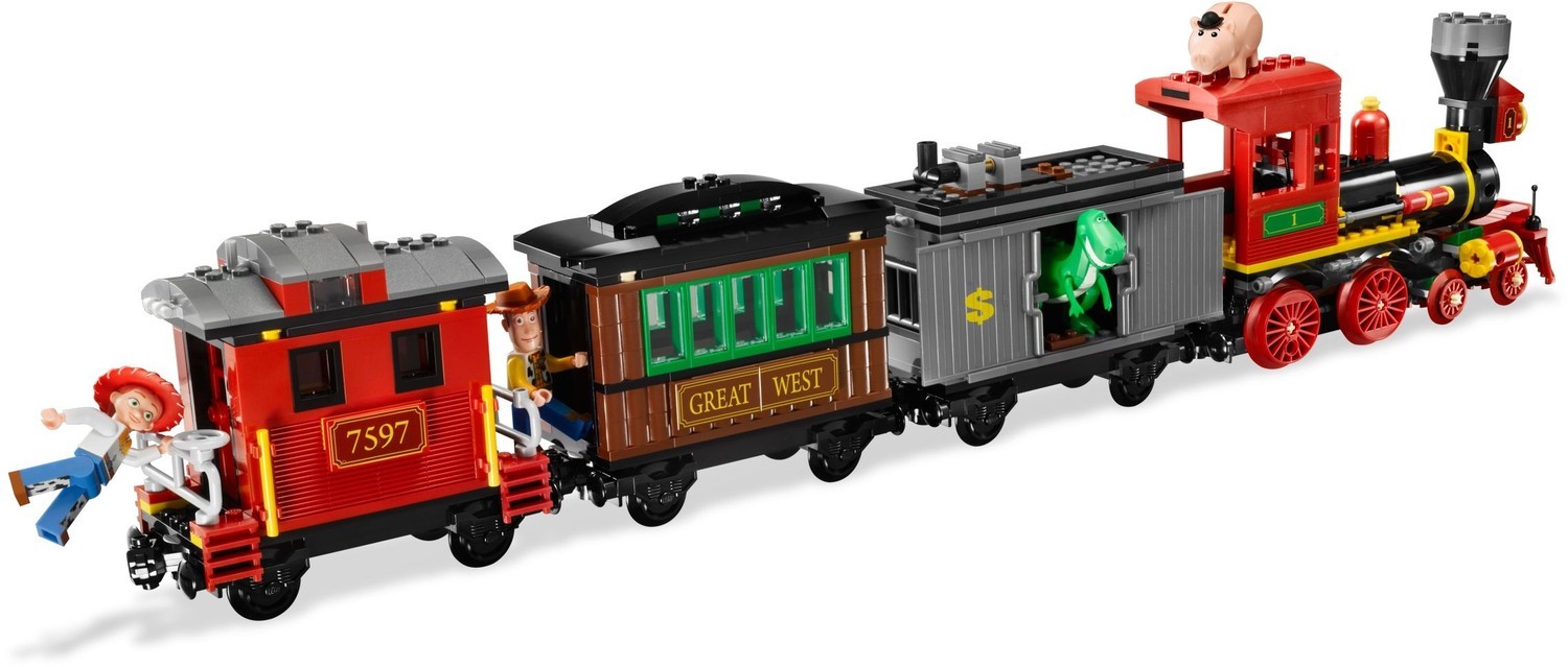 toy story train lego