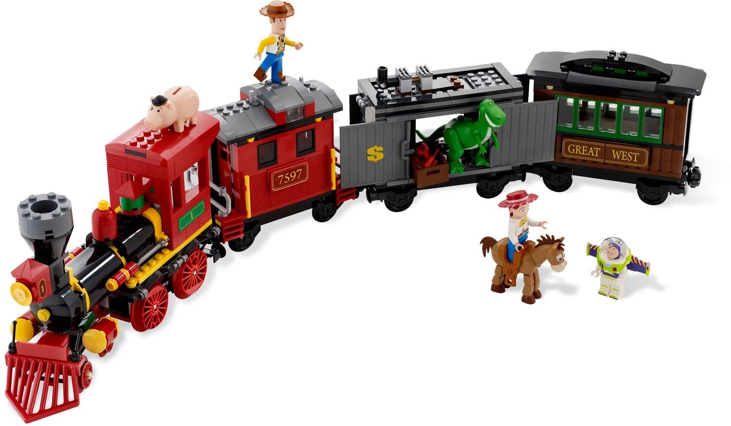 lego army train