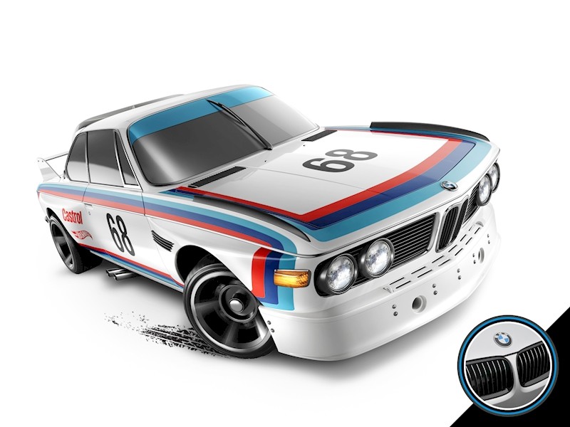 hot wheels bmw 3.0 csl race car