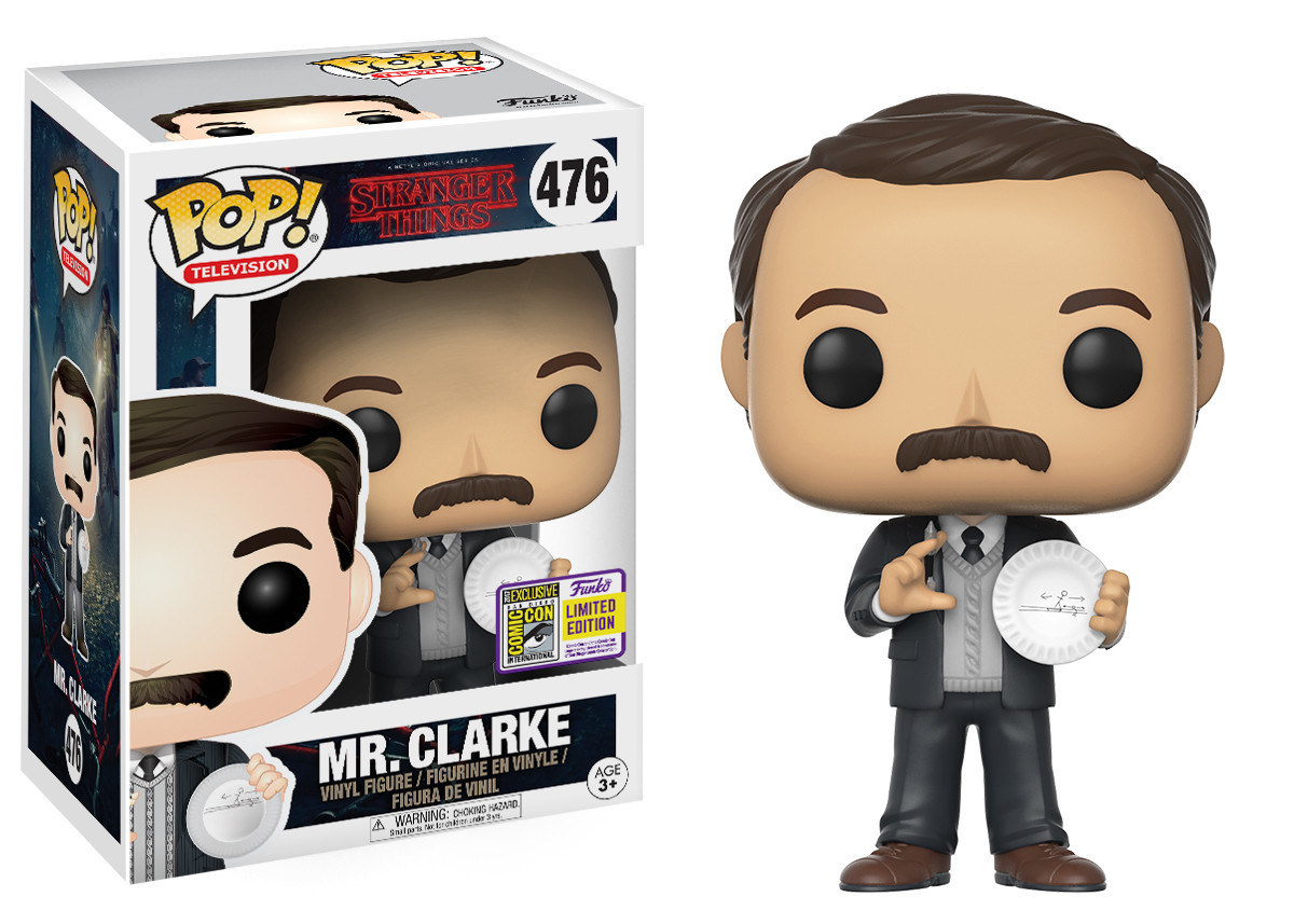 Stranger Thing Mr Clarke Pop Television Action Figure 476