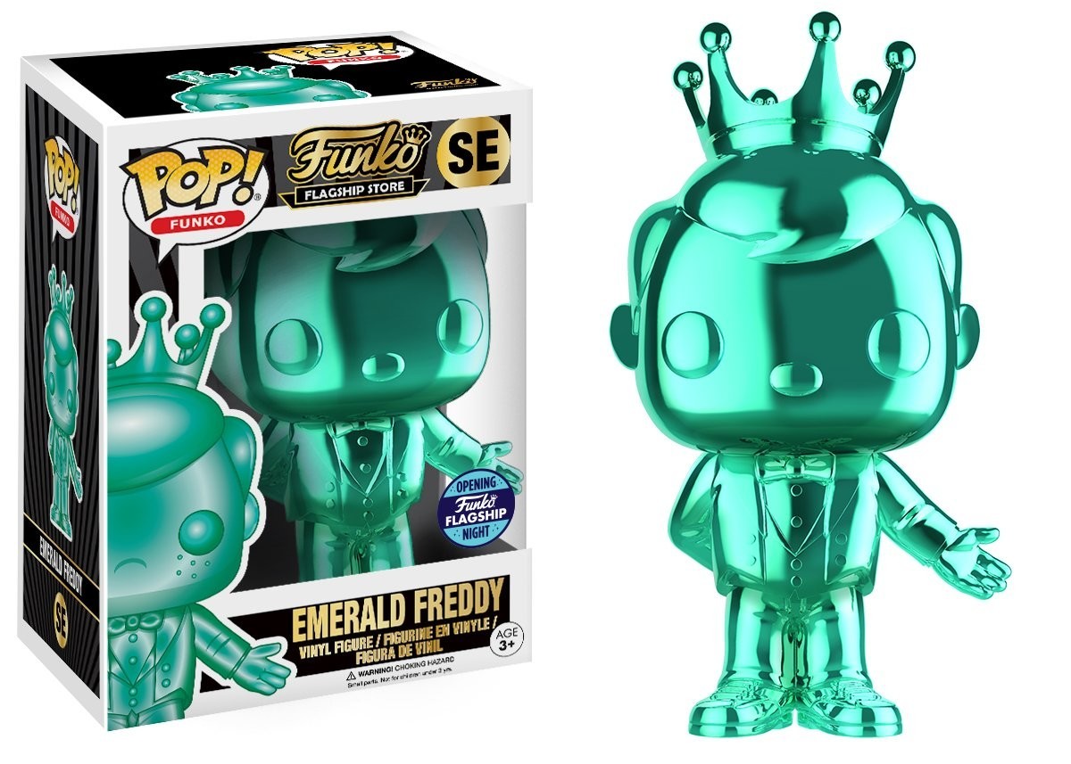 Freddy Funko silver factory chrome