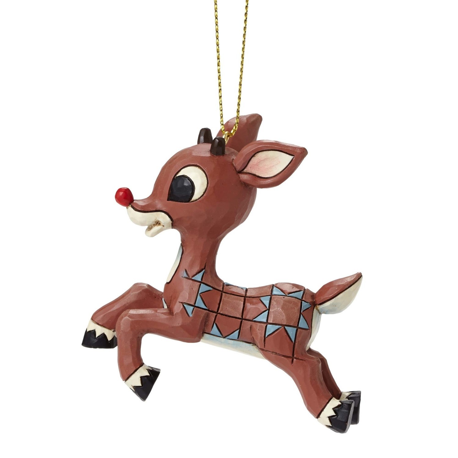 Rudolph Flying Hanging Ornament - Cartoons Characters by Jim Shore figurine