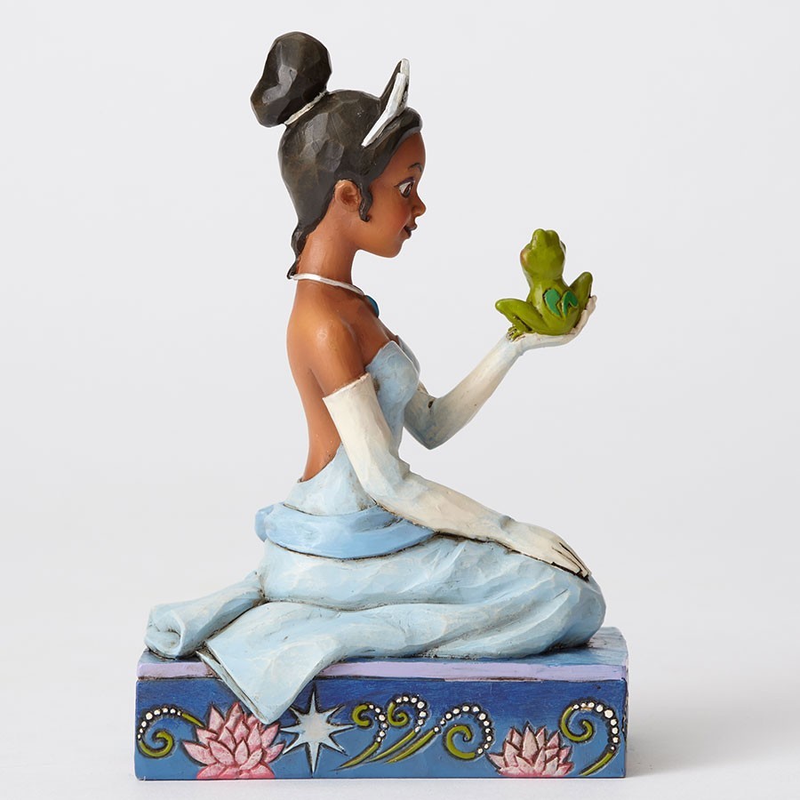 Resilient And Romantic Tiana With Frog Figurine Disney Traditions By Jim Shore