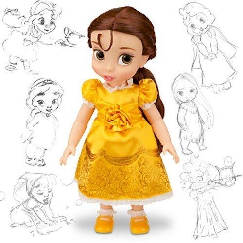 belle animator doll yellow dress