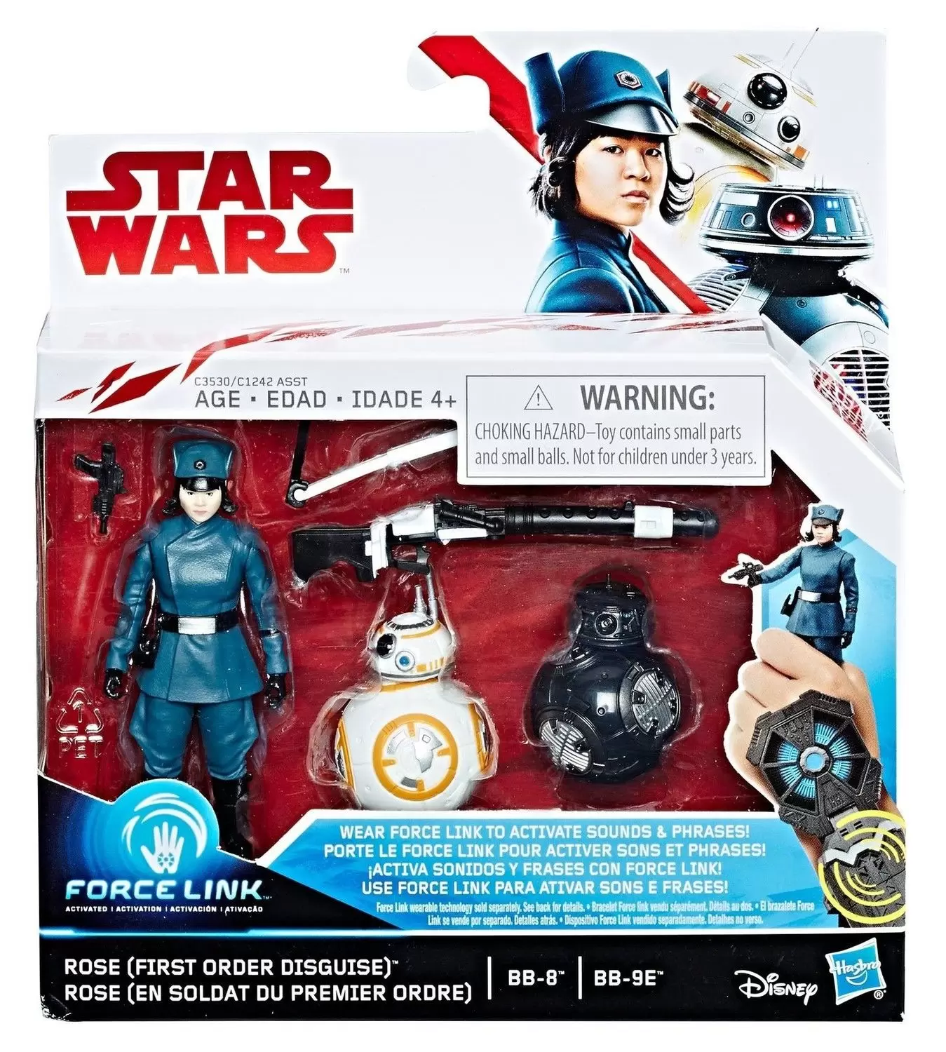 The Last Jedi - Rose (First Order Disguise), BB-8, BB-9E - Force Link