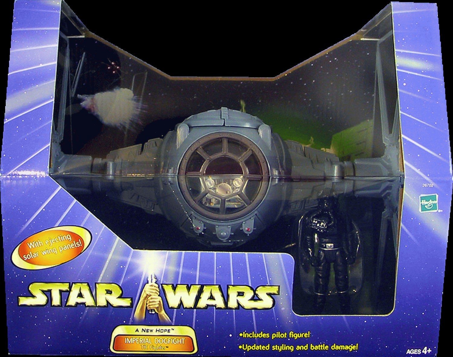 Imperial Dogfight Tie Fighter with Pilot - Star Wars SAGA action figure