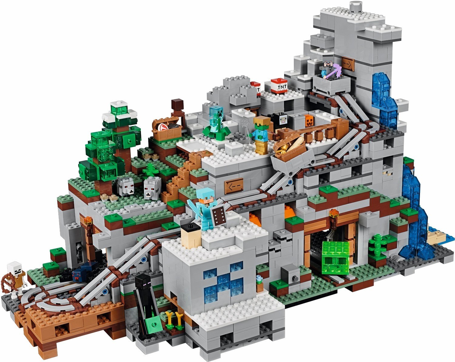 The Mountain Cave - LEGO Minecraft set 21137