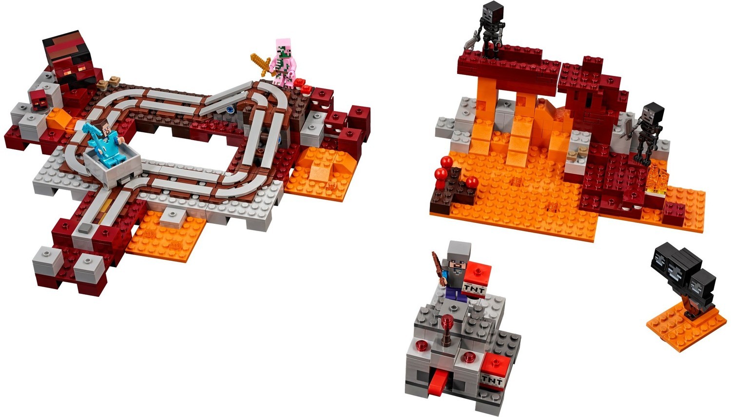 The Nether Railway - LEGO Minecraft set 21130