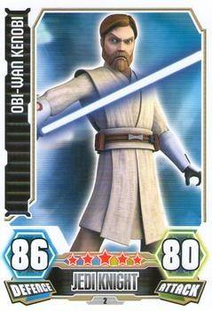 Obi-Wan Kenobi - Star Wars Force Attax: Series 3 (Clone Wars) card 2