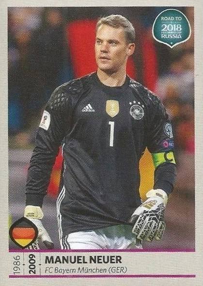 Manuel Neuer Germany Road To 18 Fifa World Cup Russia Sticker 97
