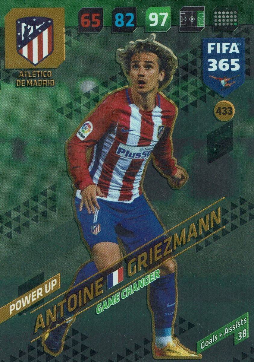 Antoine Griezmann Atlético De Madrid Carte 433 Fifa 365 2018