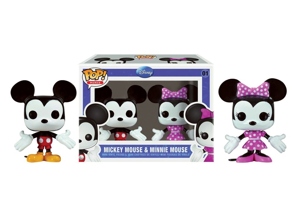 mickey and minnie funko pop 2 pack