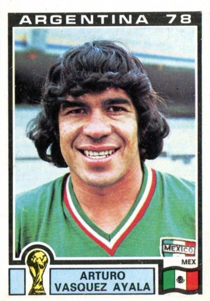 Arturo Vasquez Ayala - Mexico - Argentina 78 World Cup sticker 176