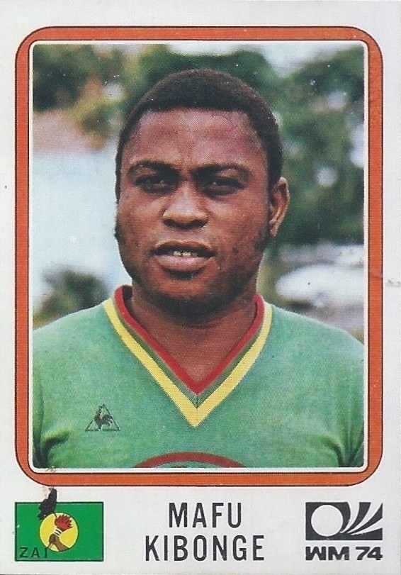 Mafu Kibonge - Zair - München 74 World Cup sticker 177