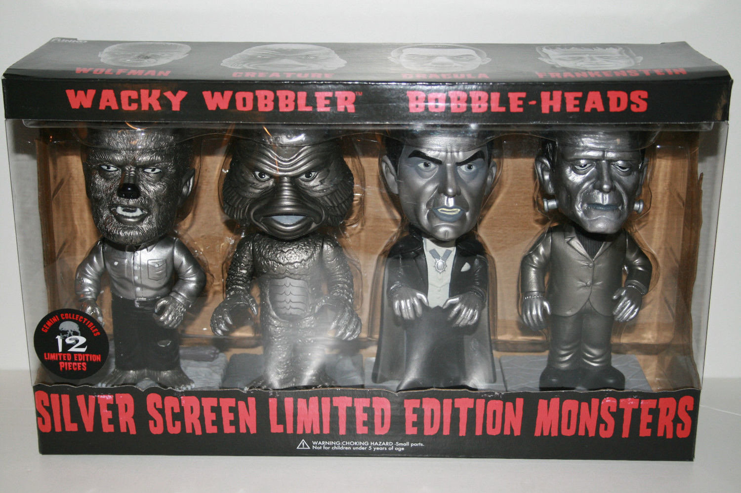 Universal Monsters - Silver Screen Monsters Metallic 4 Pack - Wacky ...