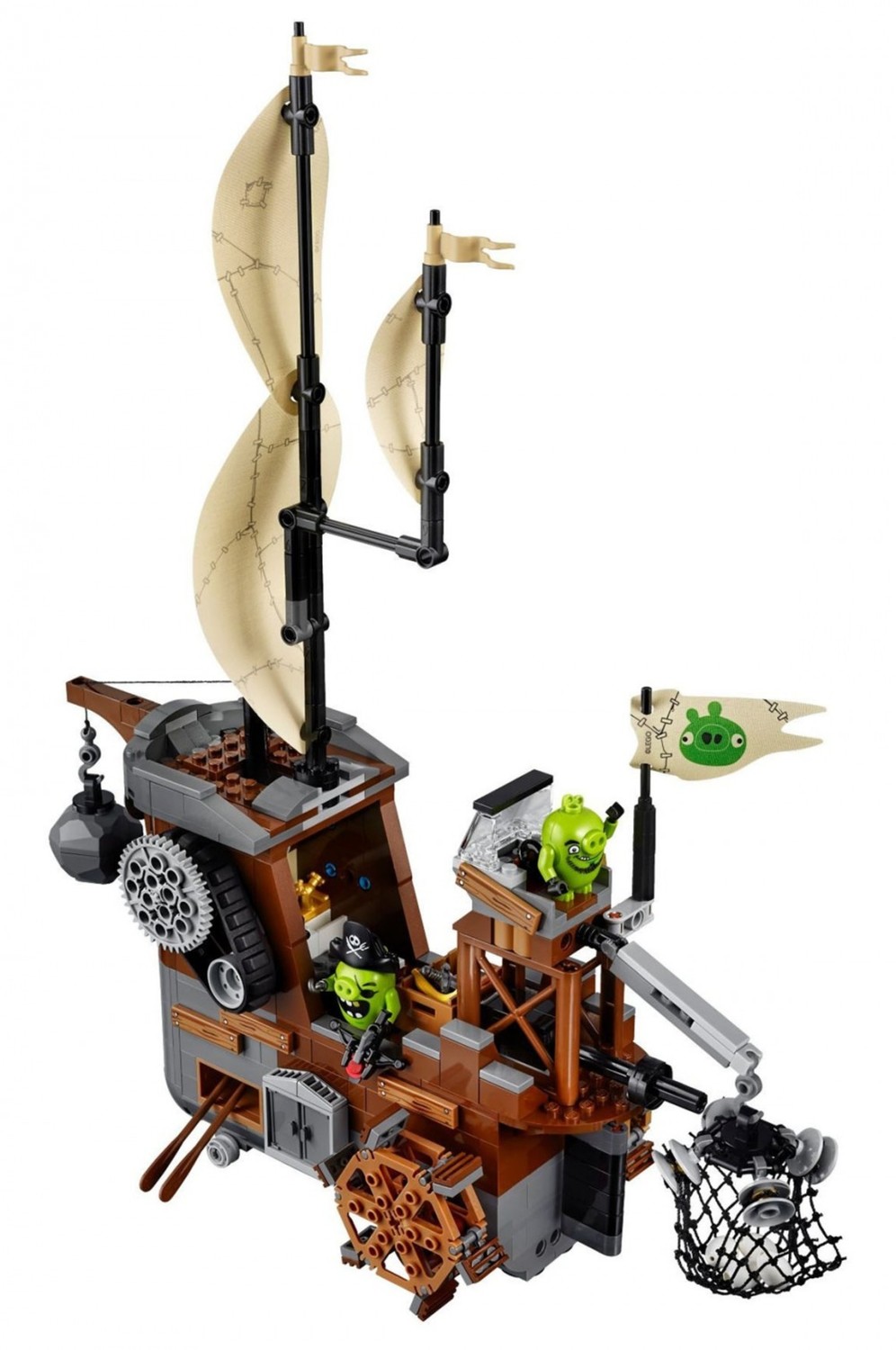 angry birds lego pirate ship