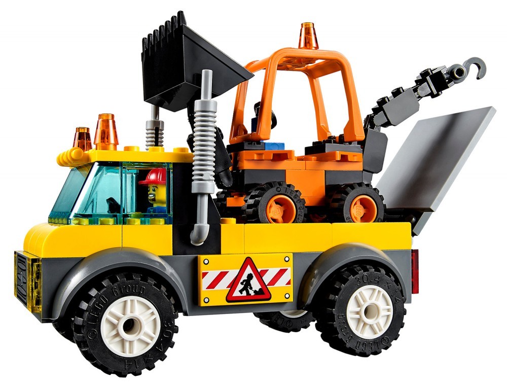 lego juniors road work truck