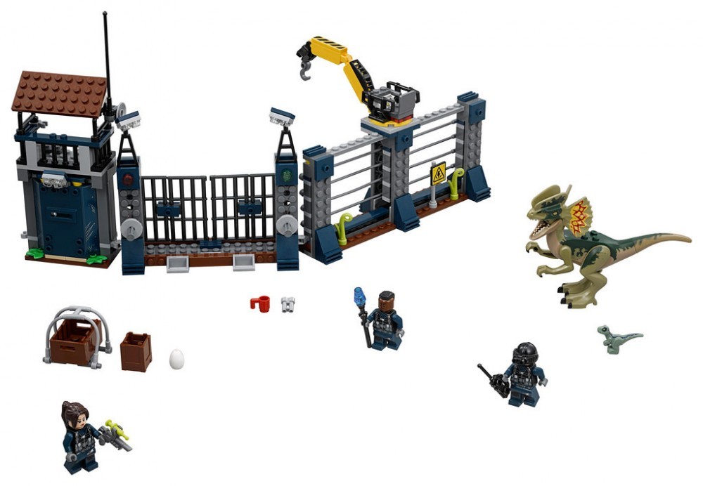 Dilophosaurus Outpost Attack - LEGO Jurassic World set 75931