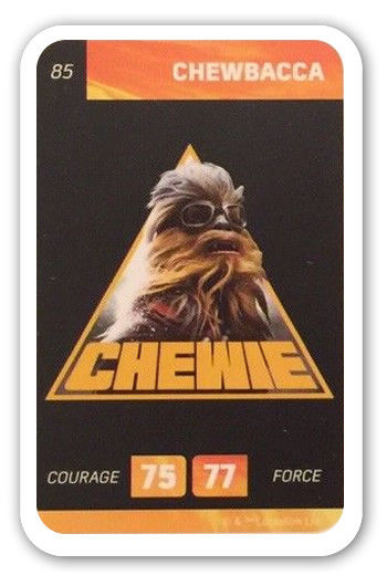 Chewbacca Carte 85 Leclerc Star Wars Solo