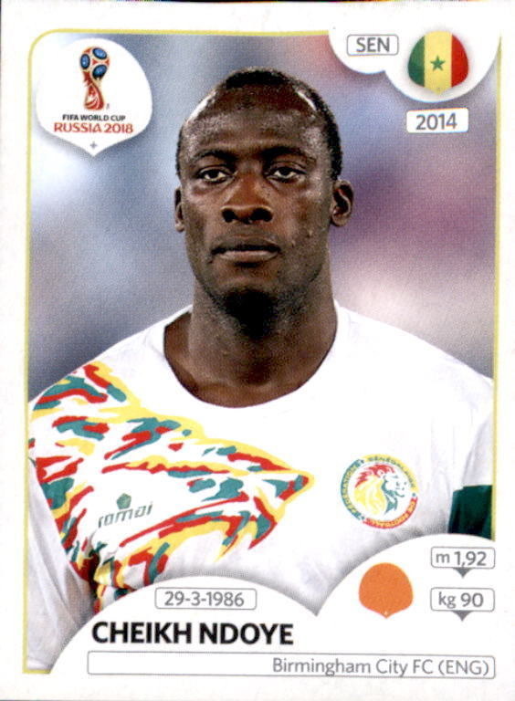 Cheikh Ndoye - Senegal - FIFA World Cup Russia 2018 sticker 623