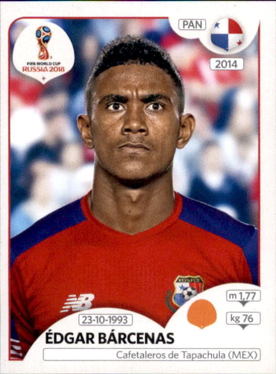 Édgar Bárcenas - Panama - FIFA World Cup Russia 2018 sticker 544