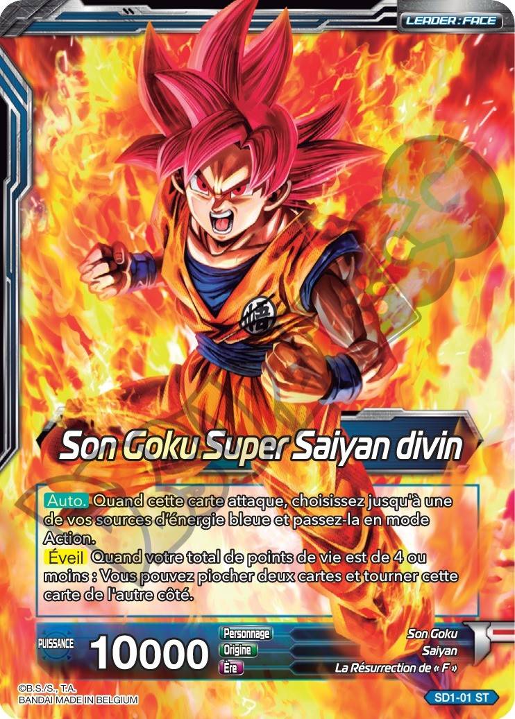 Son Goku  Super  Saiyan divin Son Guko SSGSS le 