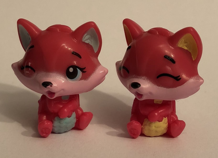 Jumeaux Foxfin magenta - figurine Hatchimals CollEGGtibles Saison 3