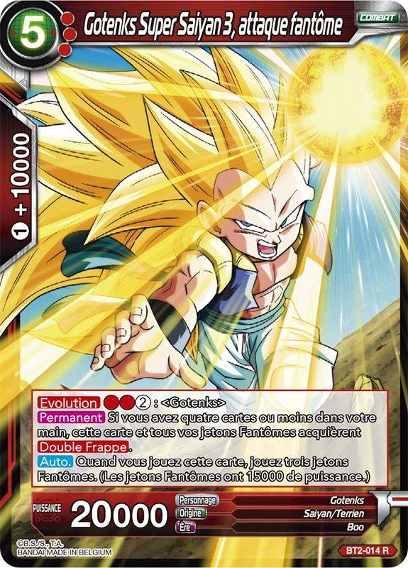  Gotenks  Super Saiyan 3 attaque fant me carte  Dragon 