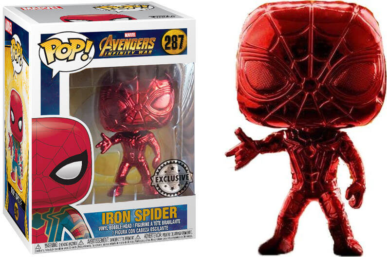 Avengers - Infinity War - Iron Spider Chrome - POP! MARVEL action ...