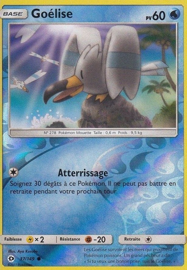 Sl1 Soleil Et Lune Carte Pokemon Goelise Reverse 37 149 Vf Neuve Pokemon Individual Cards Collectible Card Games