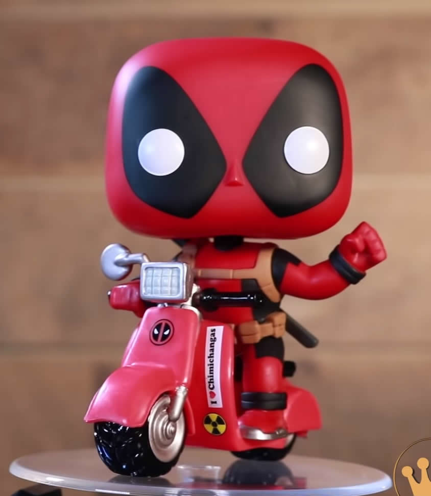 Pop Rides Deadpool 48 Deadpool On Scooter Funko Figure 09691