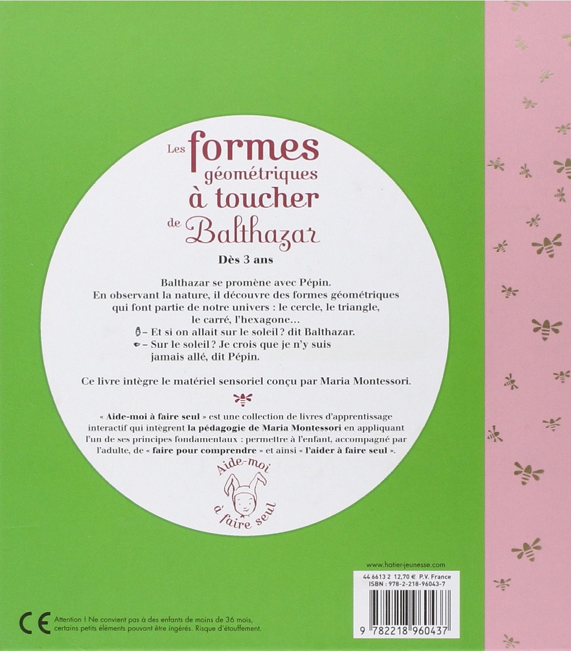 Les Formes Géométriques à Toucher De Balthazar Livre Balthazar - 