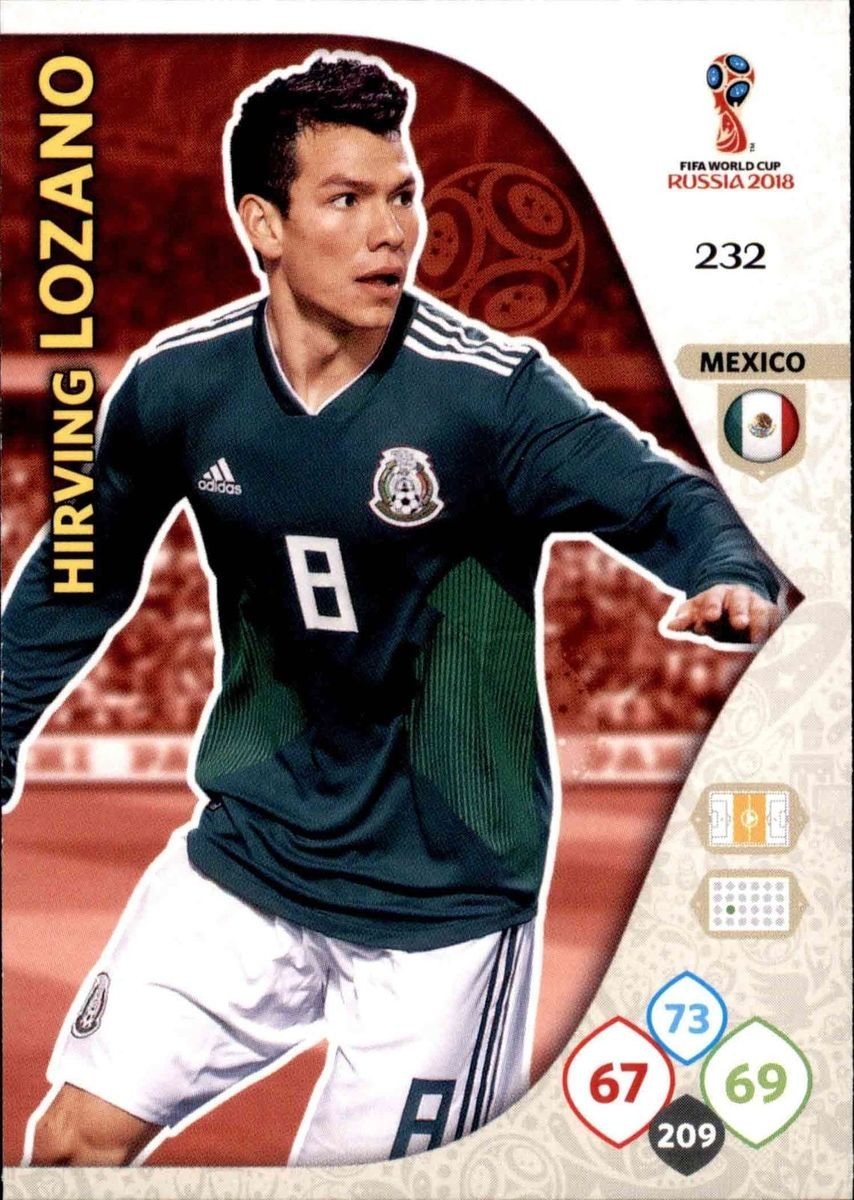 Hirving Lozano - Mexico - Russia 2018 : FIFA World Cup Adrenalyn XL ...