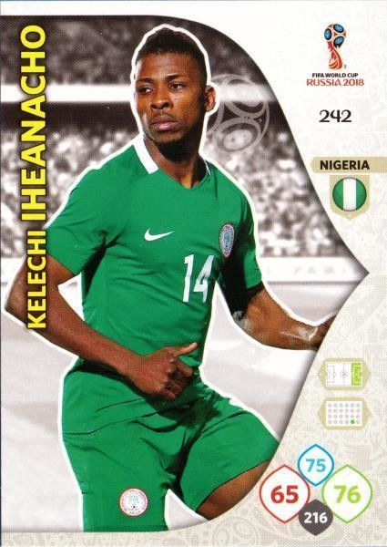 Kelechi Iheanacho - Nigeria - Russia 2018 : FIFA World Cup Adrenalyn XL ...