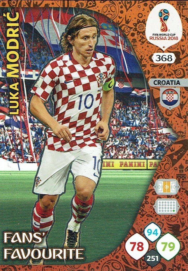 Luka Modrić Croatia Russia 2018 Fifa World Cup Adrenalyn Xl Card 368