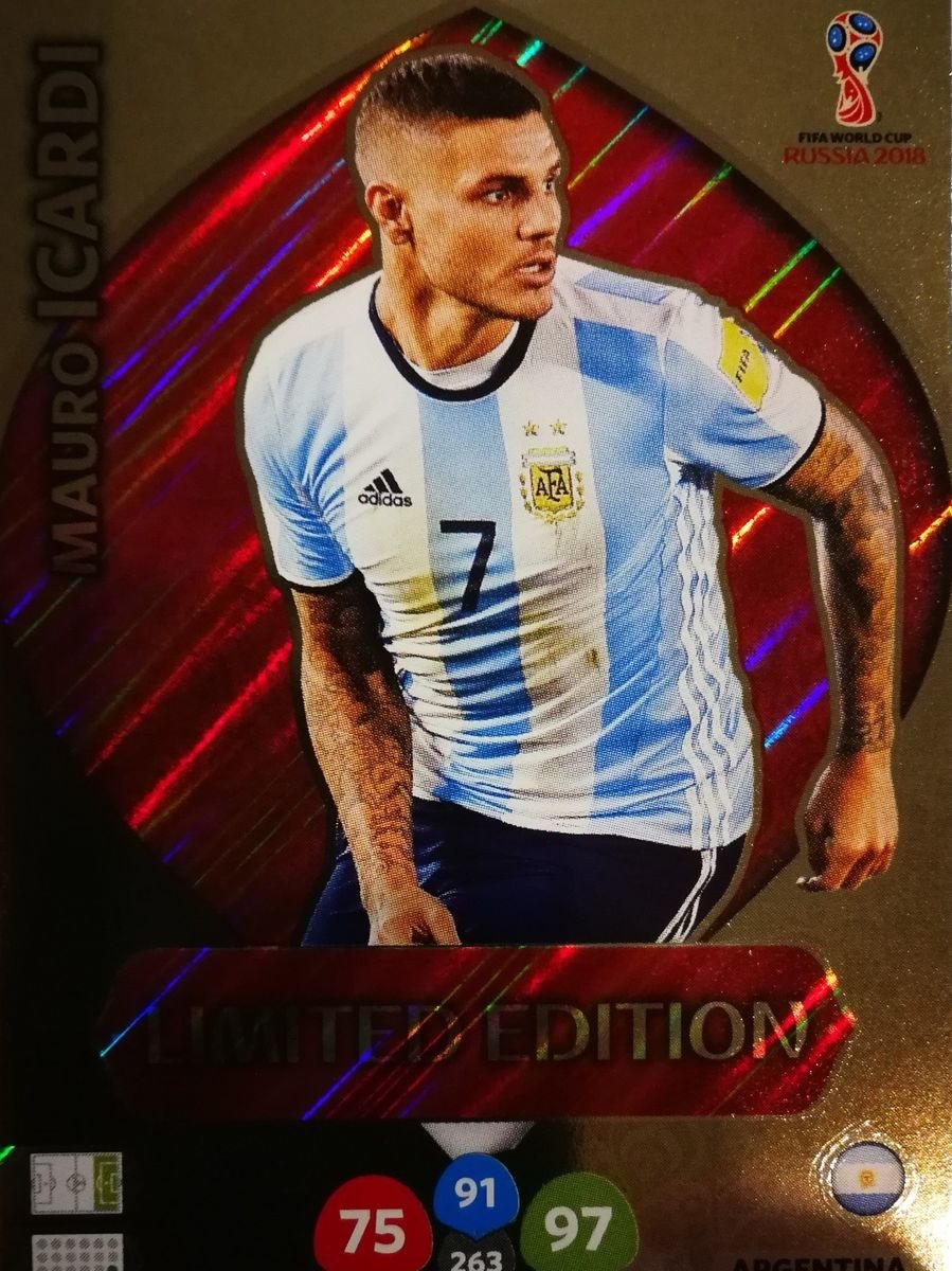 Mauro Icardi - Argentina - carte LE-MI Russia 2018 : FIFA ...