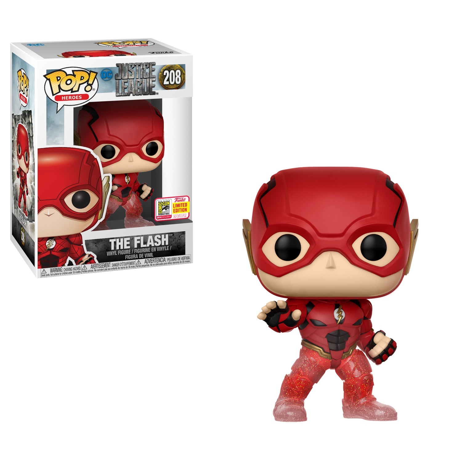 Justice League The Flash (SDCC) figurine POP 208 POP! Heroes