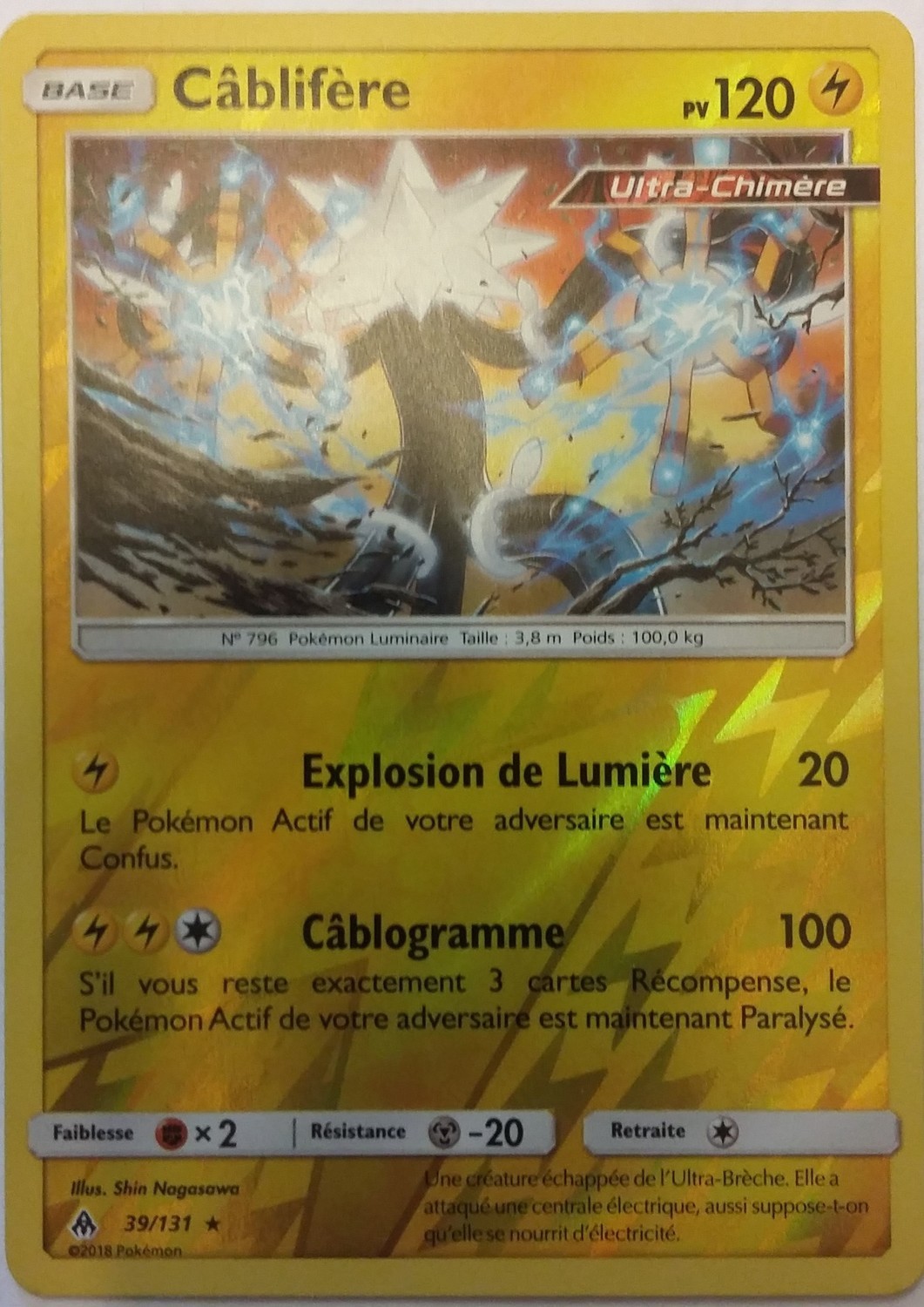 Cablifere Reverse Sl06 Lumiere Interdite Carte Pokemon Neuve Francaise 39 131 Pokemon Individual Cards Toys Hobbies