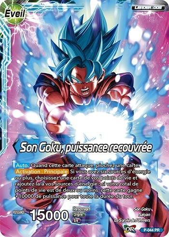 Son Goku  Son Goku  puissance recouvr e carte  Dragon  